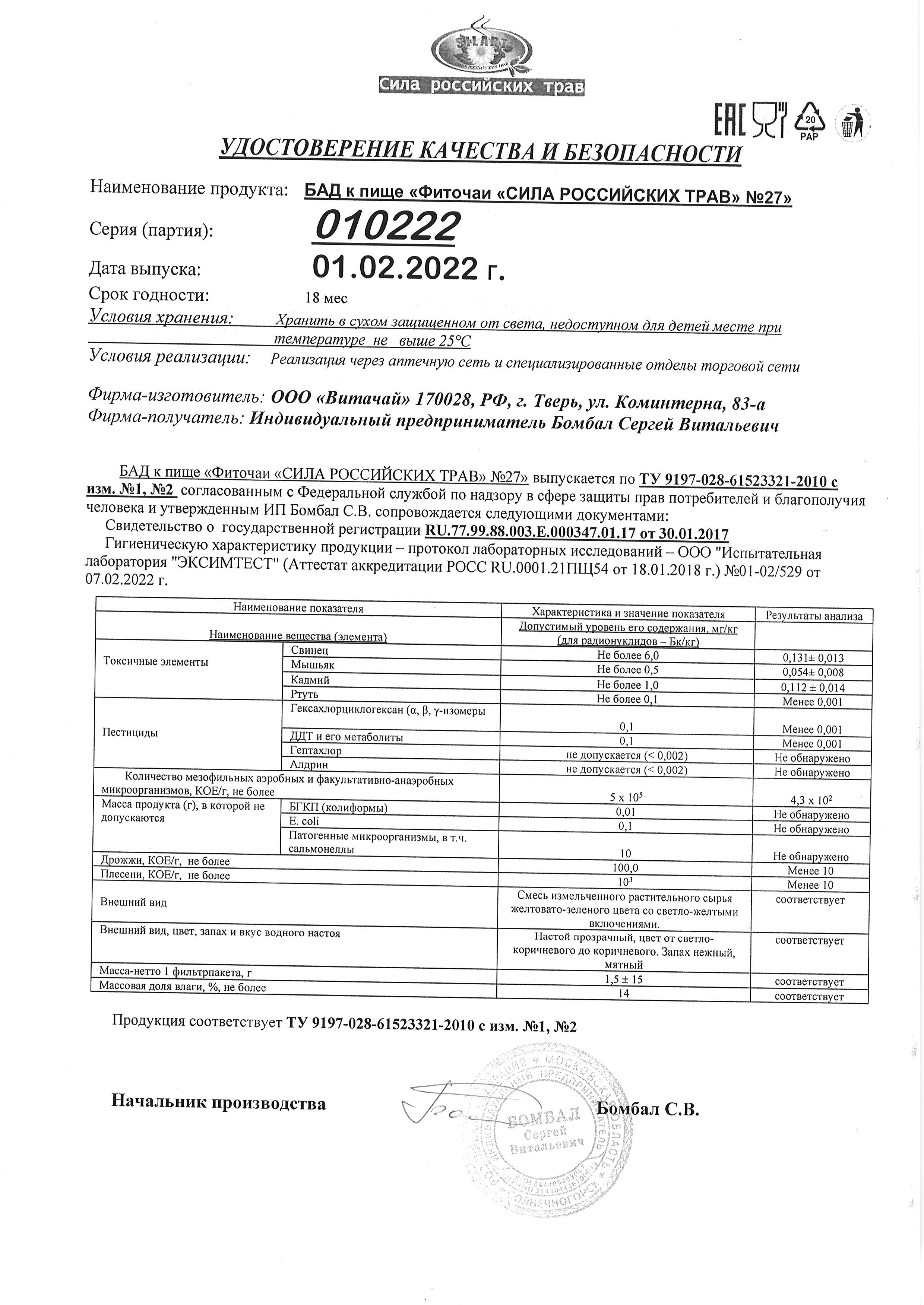 Паспорт №022022
